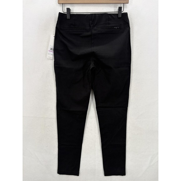 Calvin Klein Pants Womens 6 Black Stretch Slim Tapered Ankle Pull On Career NWT - Picture 15 of 16